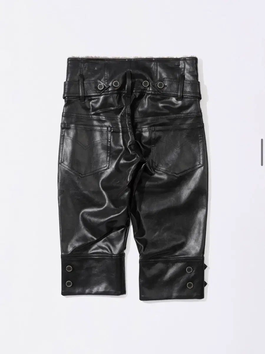 SCULPTOR Capri Faux Leather Pants Black M