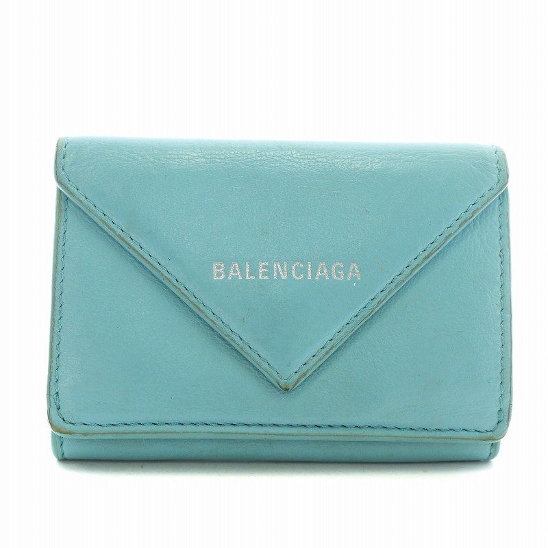 バレンシアガ BALENCIAGA ペーパーミニウォレット 財布 三つ折り
