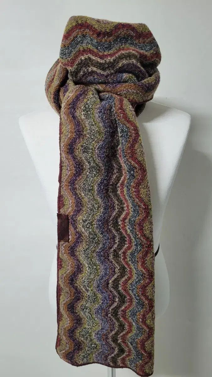 MISSONIブラック ミッソーニ スポーツ 90 s エスニック パータン ウール 素材 ショール or マフラー