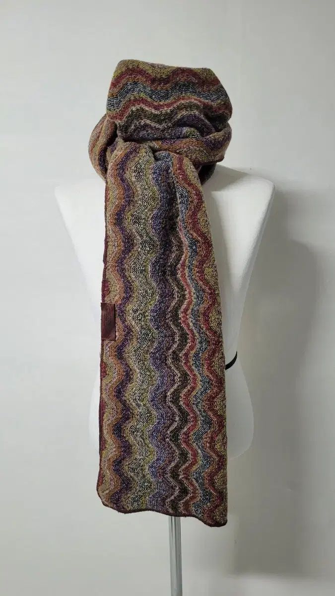 MISSONIブラック ミッソーニ スポーツ 90 s エスニック パータン ウール 素材 ショール or マフラー