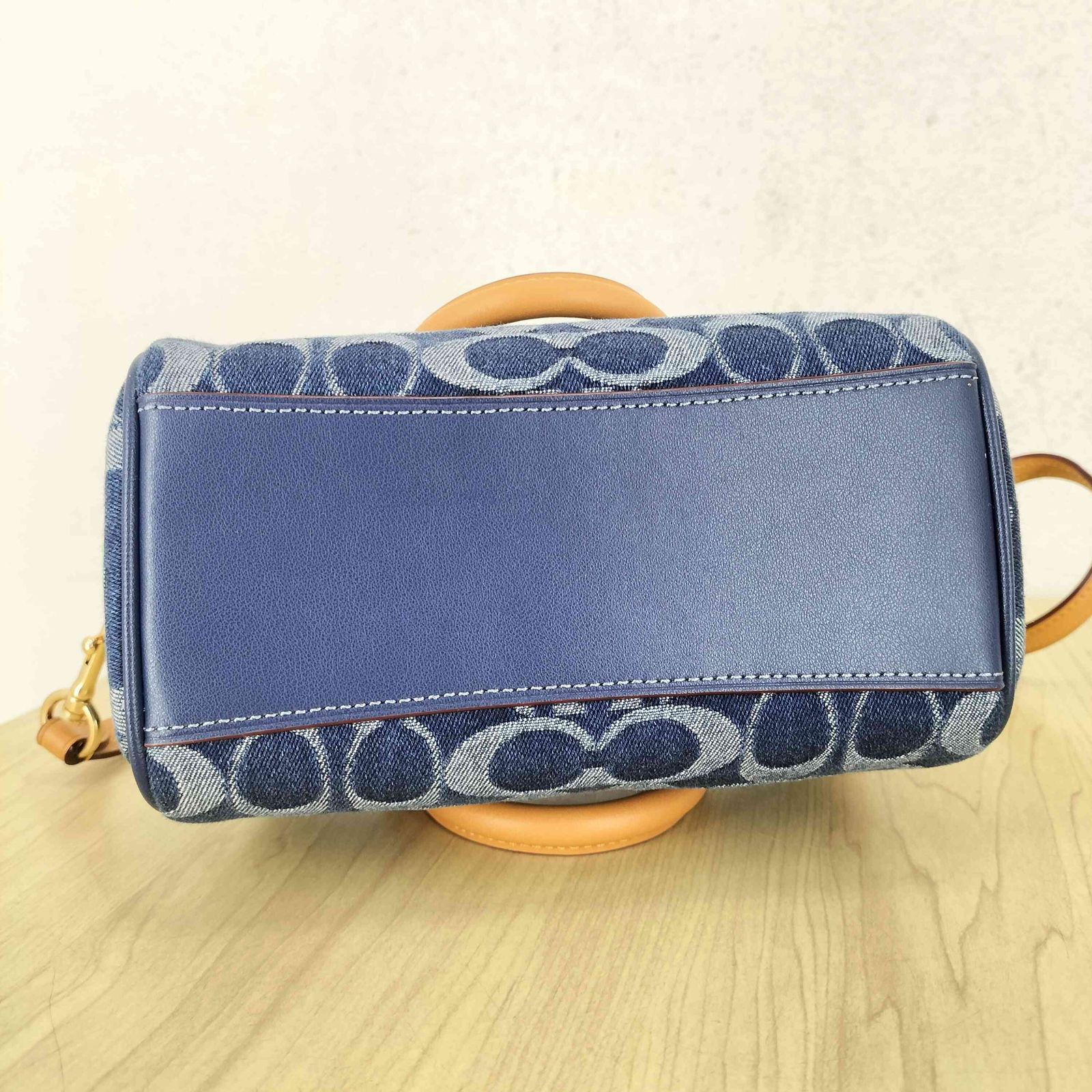コーチ COACH ミニ ローアン クロスボディ バッグ シグネチャー デニム 
