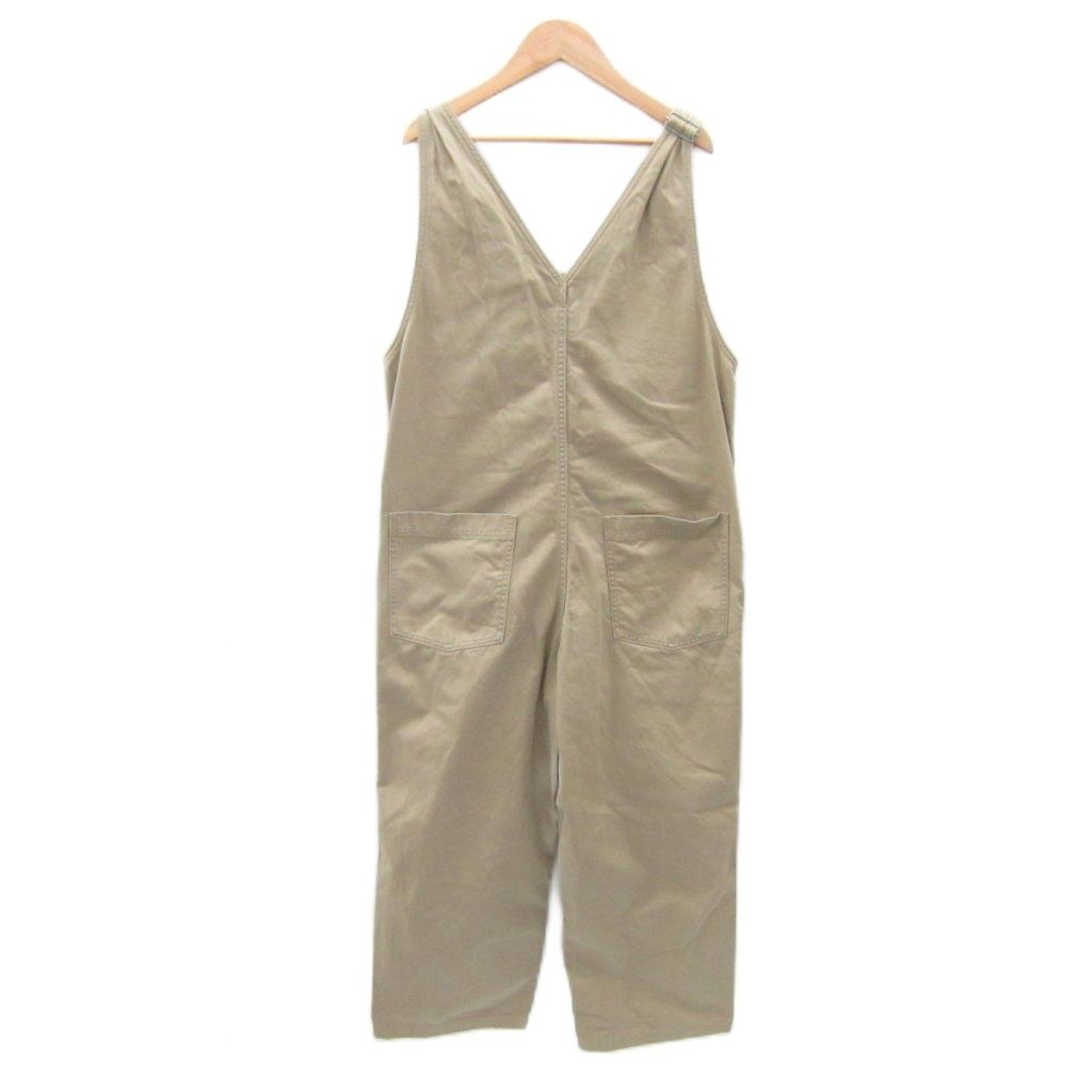 SPX ベージュ オーバーオール スピック&スパン Spick&Span オーバーオール サロペット ロング丈 36 S
