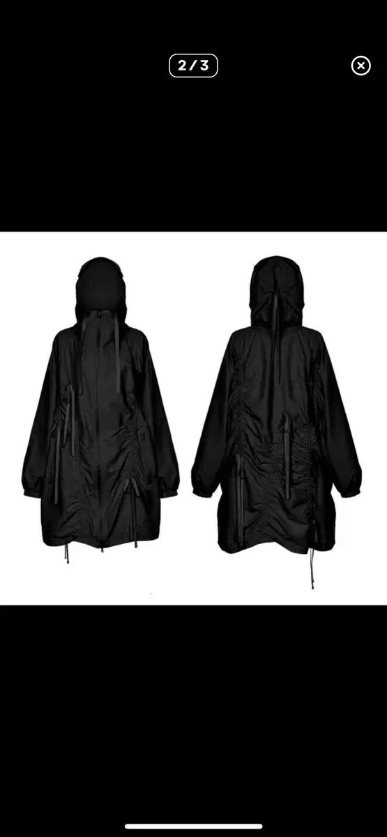 NACHE ナチェ ウィンドブレーカー SHIRRING FIELD HOODIE COAT
