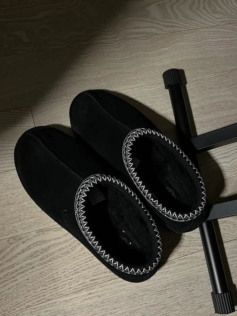 UGG アグ タスマン ブラック スウェード スリッパ 270