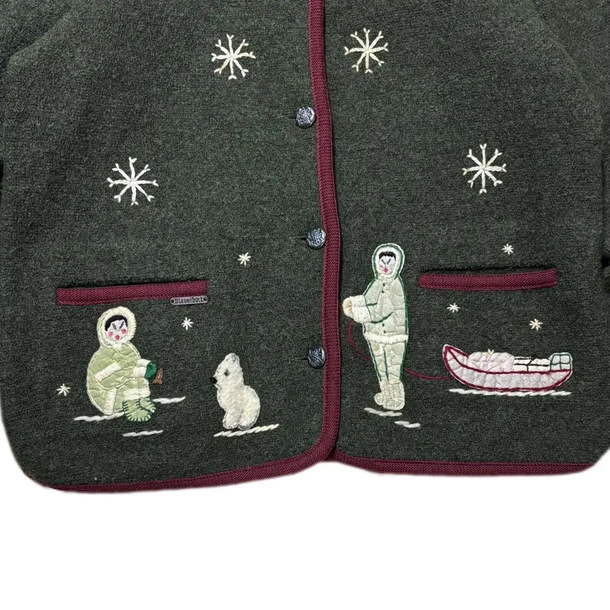 90 s Blauenbock ITALY ボイルド ウール ジャケット