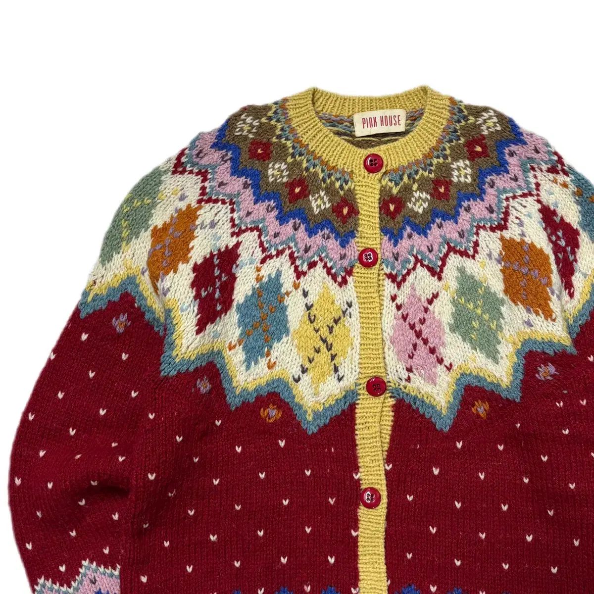 ピンクハウス ピングハウス フェアアイル ノルディック セーター カーディガン