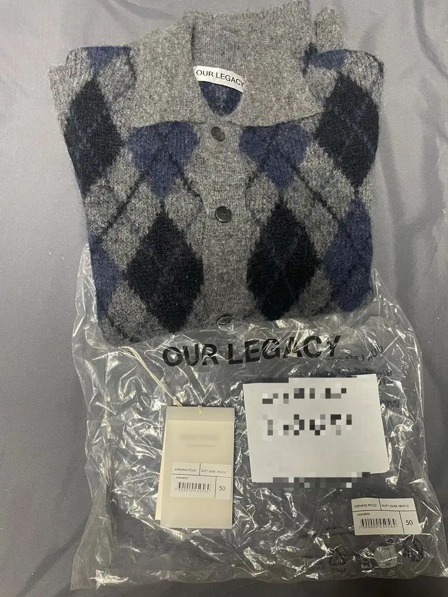 OUR LEGACY アワーレガシー アーガイル カーディガン サイズ50