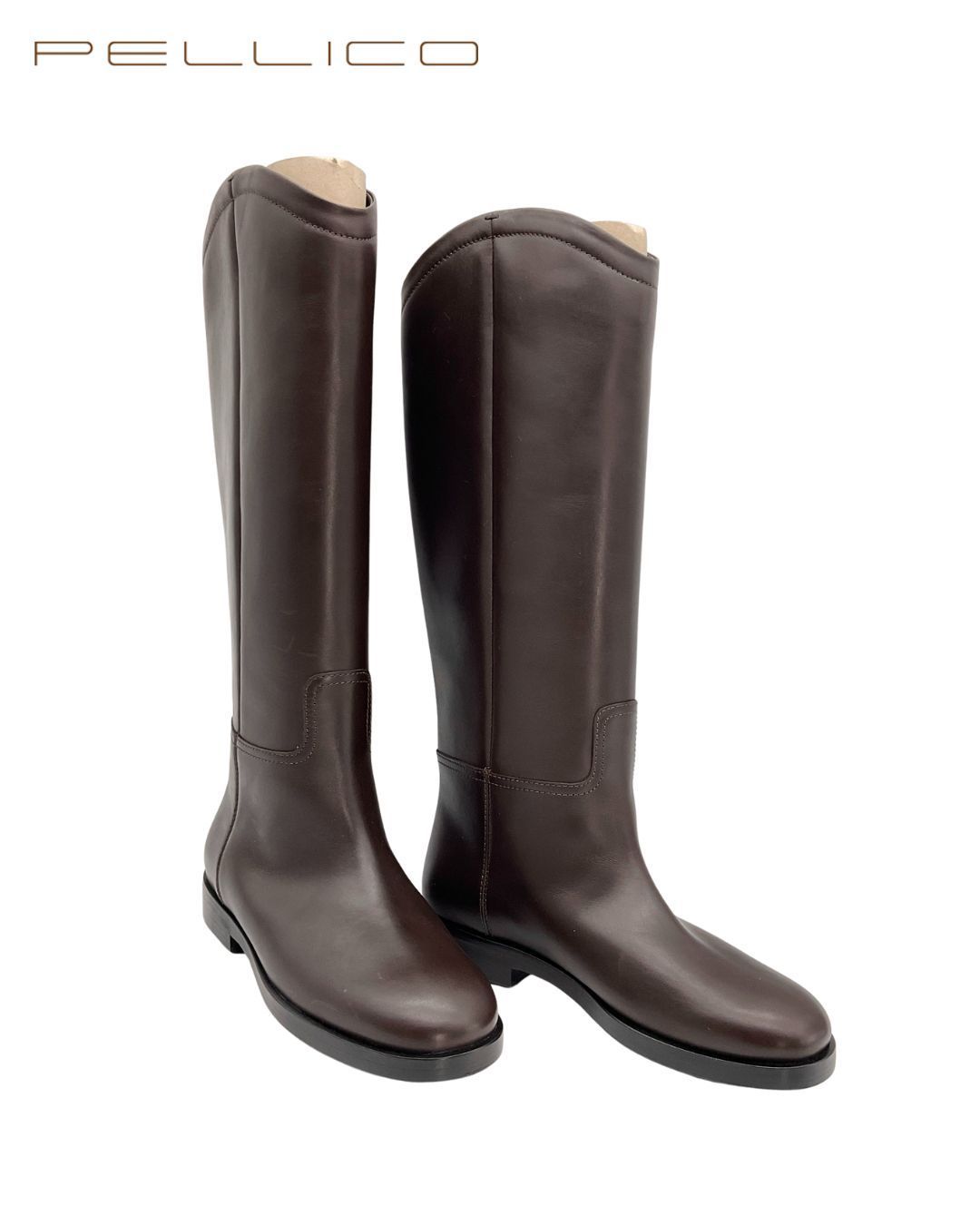 PELLICO ペリーコ 9673 MIA 20 TB レザーロングブーツ 34 CASTAGNA ダークブラウン げ交渉