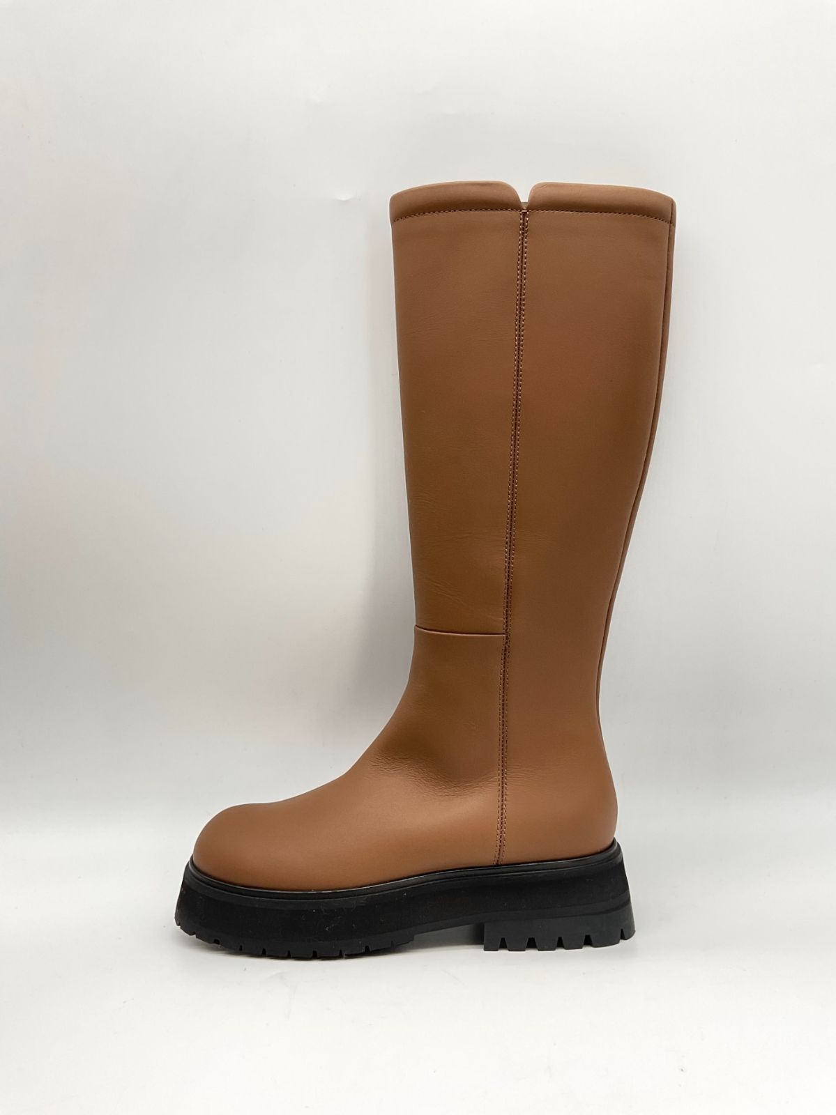 サイドジップロングブーツ 34