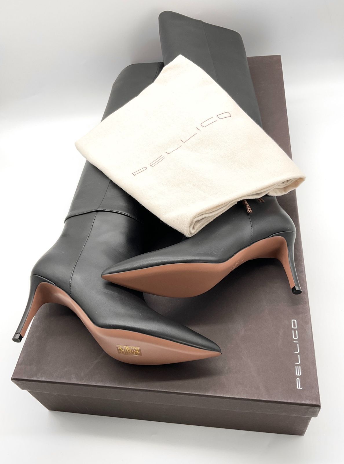  PELLICO ペリーコ 9728 BOND 80 TB ニーハイロングブーツ 35 NERO ブラック げ交渉 ニーハイ サイハイブーツ ブーツ