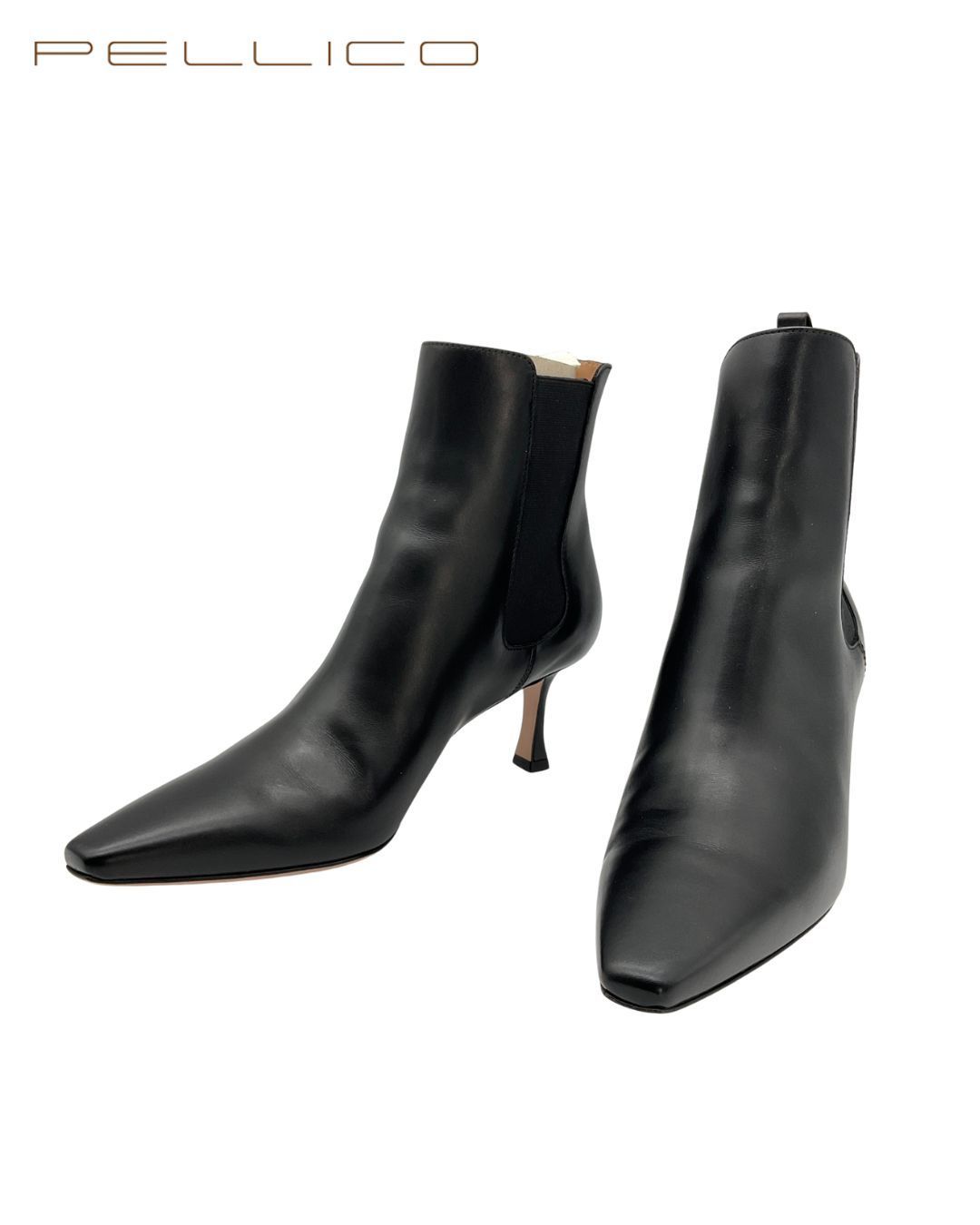 未使用 PELLICO ペリーコ 7607 VENERE 65 TR サイドゴアヒールブーツ