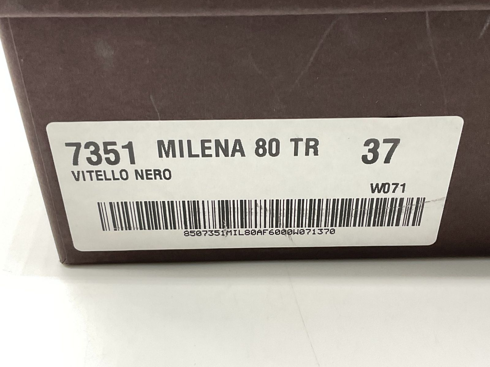  PELLICO ペリーコ 7351 MILENA 80 TR サイドジップレザーヒールブーツ 37 NERO ブラック げ交渉 ブーティ ブーツ