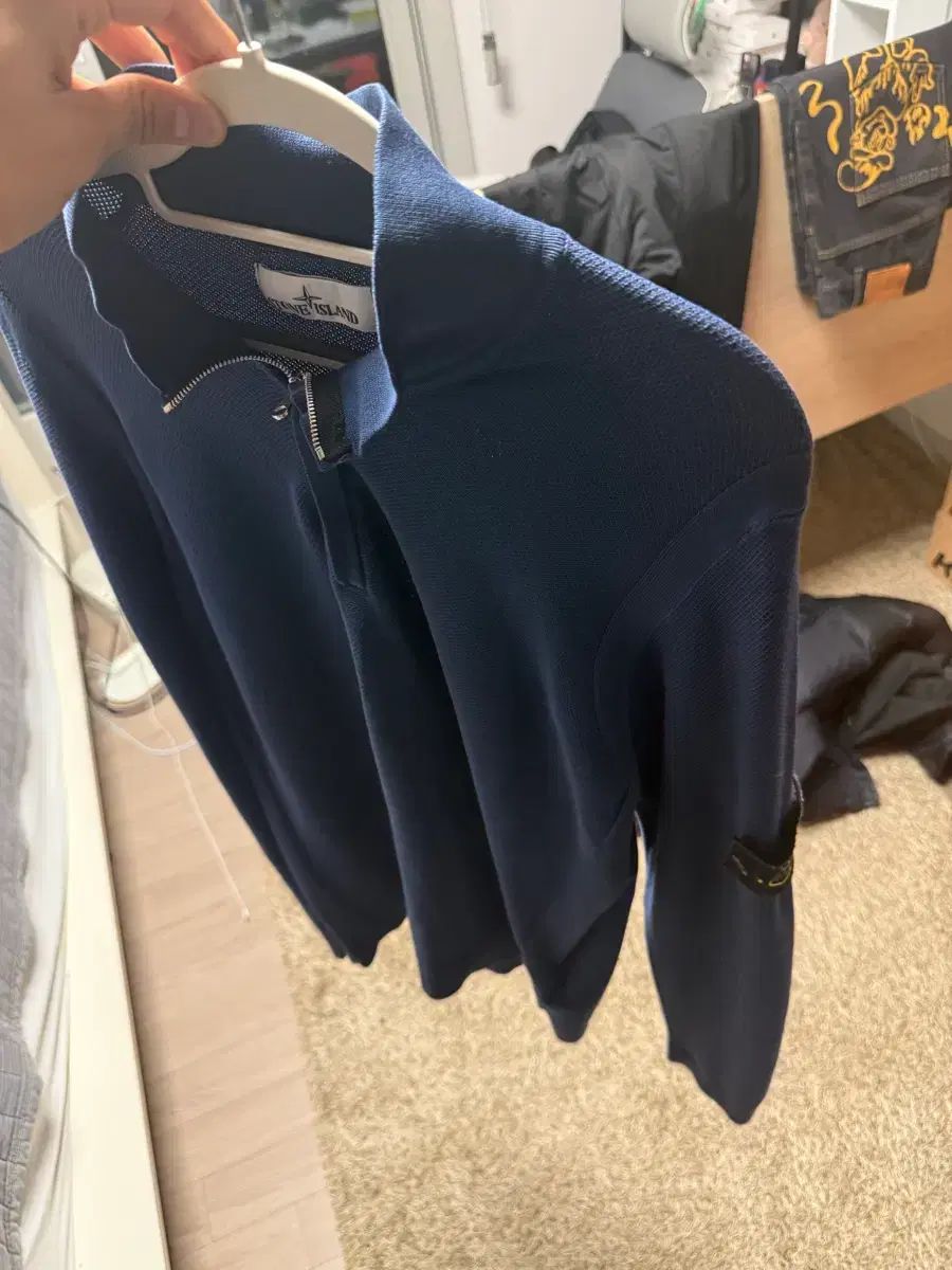 ストーンアイランド ニットハーフジップ