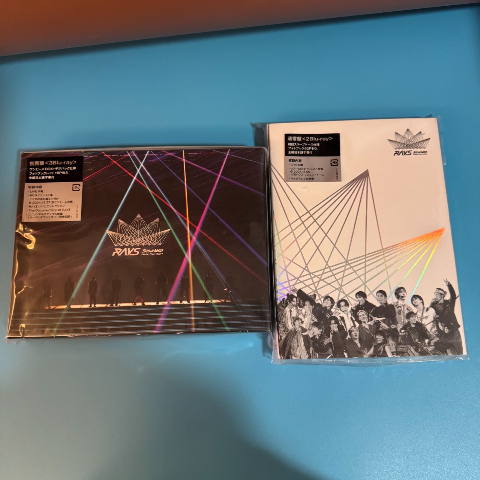 未開封】Snow Man Dome Tour 2024 RAYS 初回盤、通常盤 ライブBlu-ray
