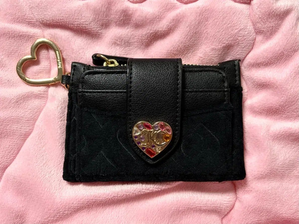 ギャル JUICY COUTURE ジューシークチュール カードウォレット キーホルダー ウォレット