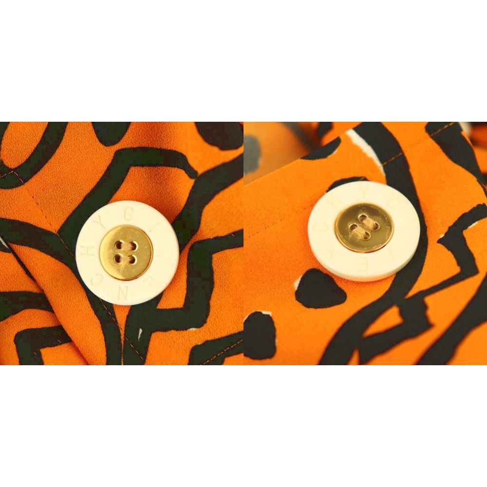 ジバンシィ GIVENCHY ヴィンテージ ノーカラー ジャケット金ボタン 総