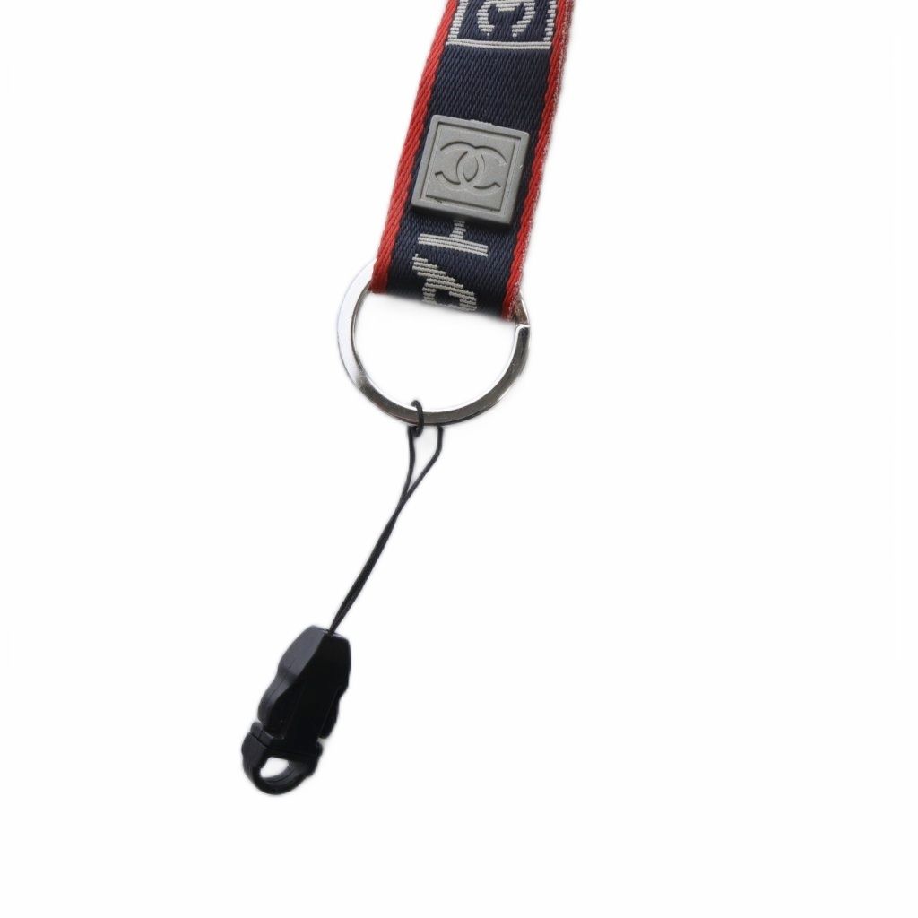 シャネル CHANEL ネックストラップ ココマーク ネイビー /YO35 □GY20