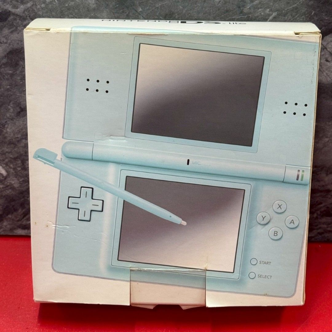 ニンテンドーDS Lite 本体 アイスブルー ニンテンドーDSハード 箱説付き 充電器付き 動作可