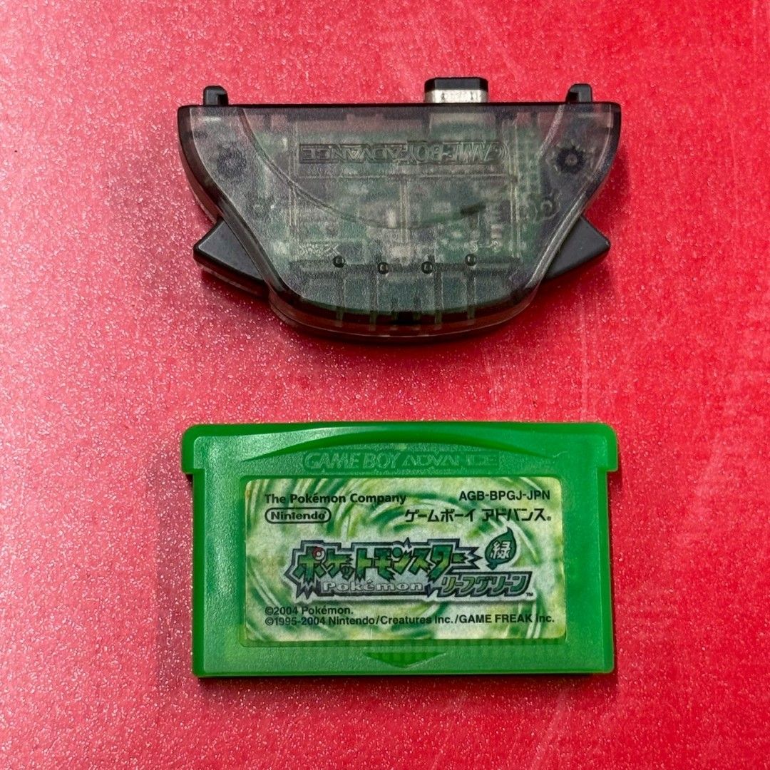 □ポケットモンスター リーフグリーン ワイヤレスアダプタ同梱 GBA