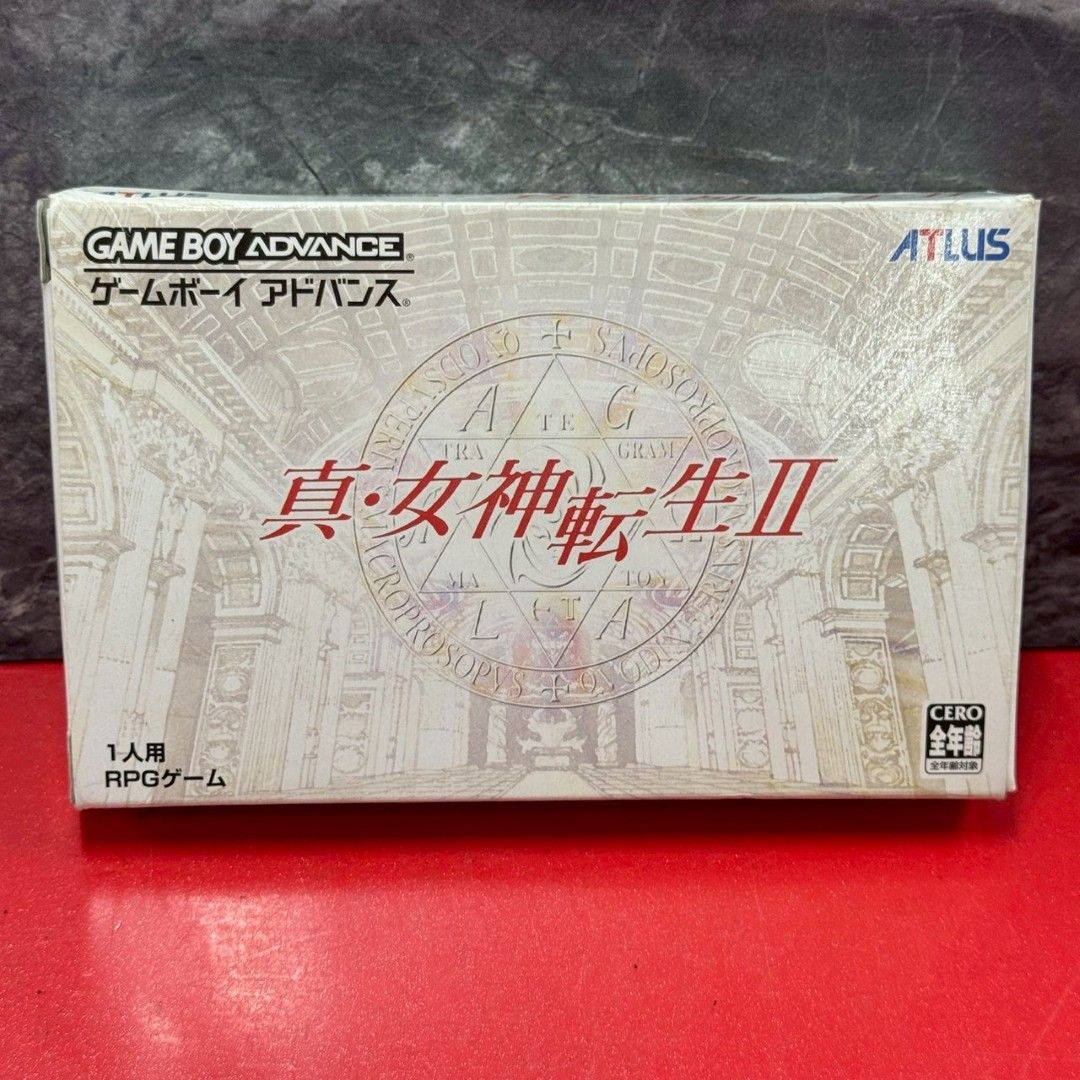 ○真・女神転生II GBAソフト 箱説付き ゲームボーイアドバンス 任天堂