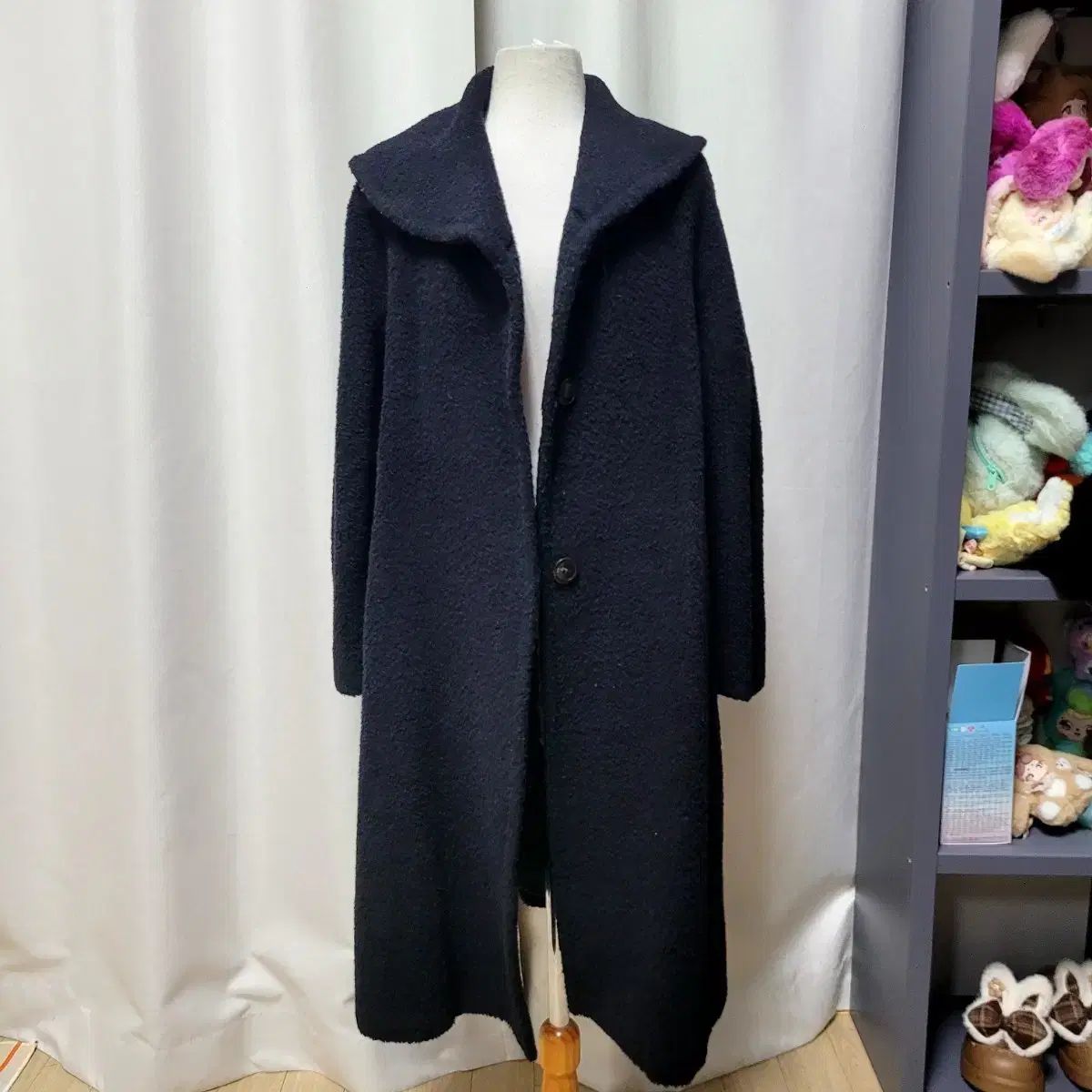 ハンサムタイム ボアロングコート