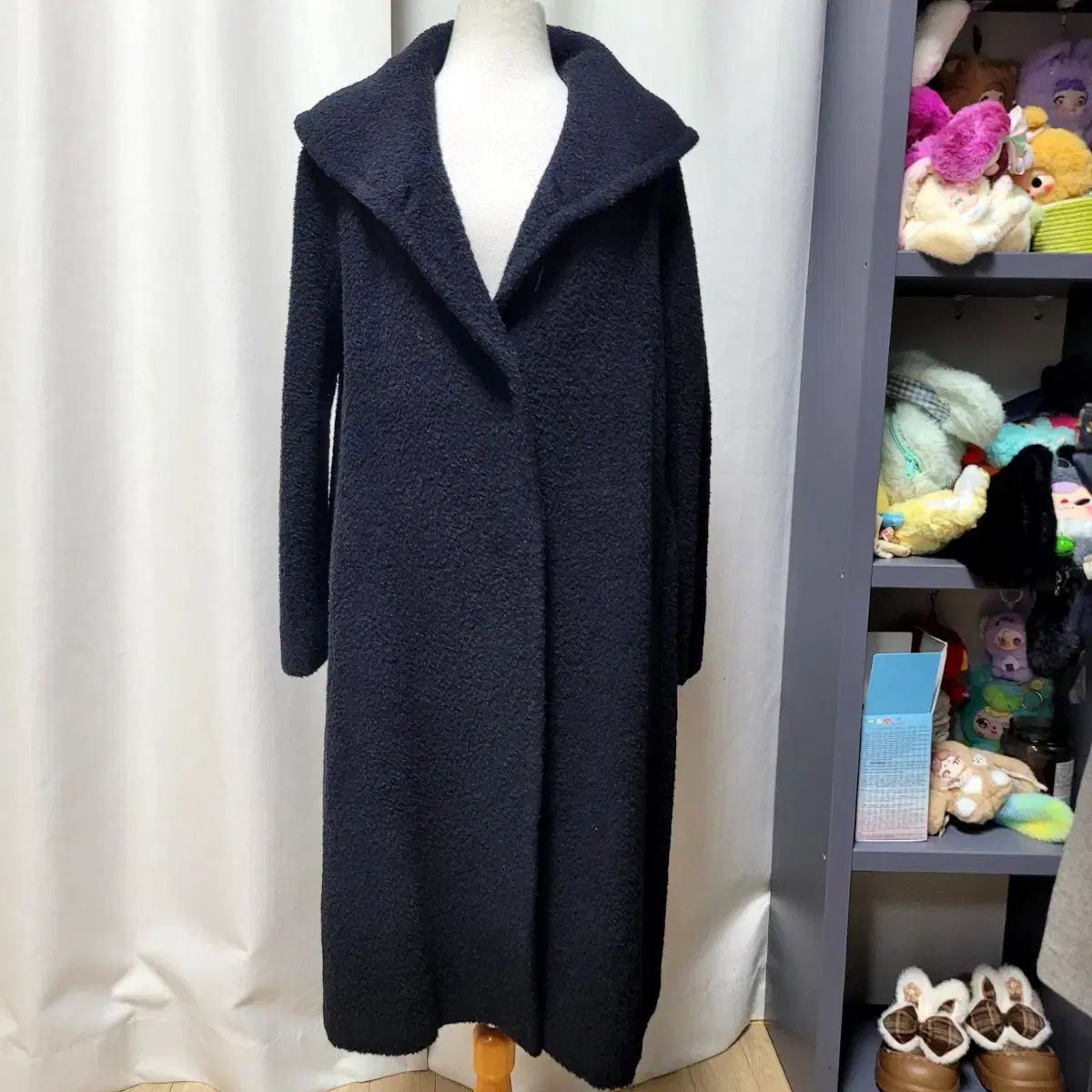 ハンサムタイム ボアロングコート