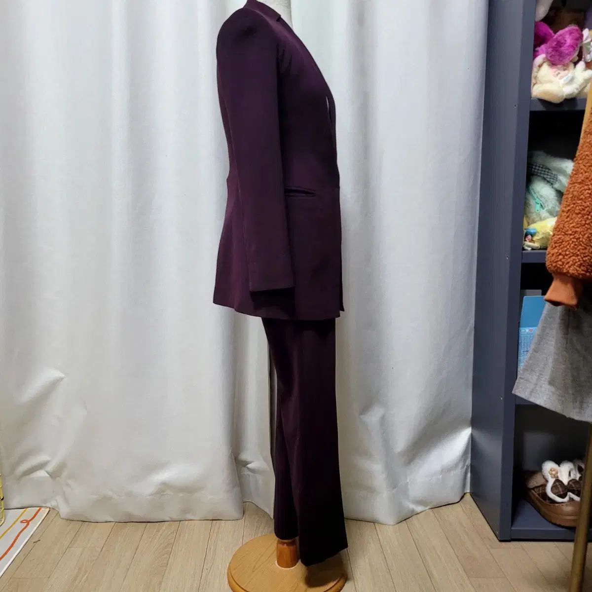 ミシャ バーガンディ スーツセット