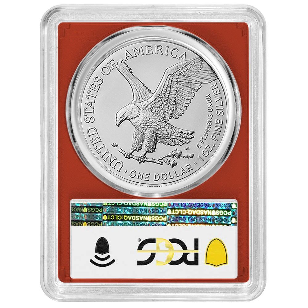 2026 W 1 American Silver Eagle PCGS MS 70 FDOI West Point Label Red