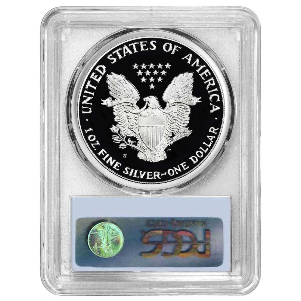 1991 S Proof 1 American Silver Eagle PCGS Blue Label