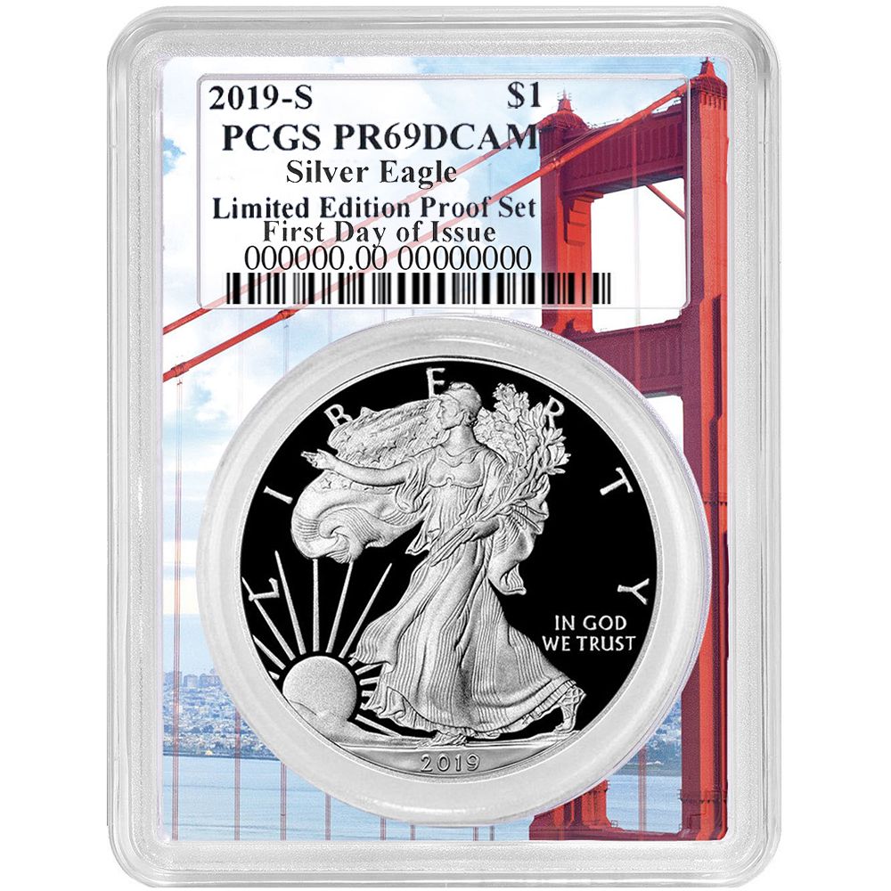 2019-S Limited Edition Proof Set 1 American Silver Eagle PCGS FDOI