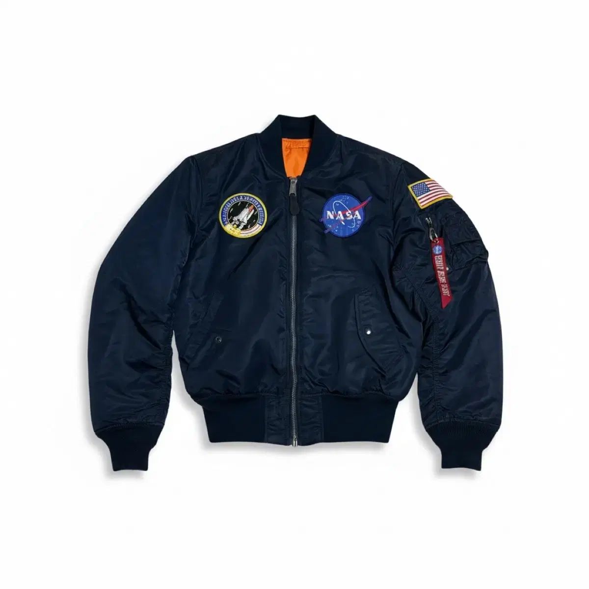 アルファ インダストリーズ NASA MA 1 ブルゾン ネイビー S