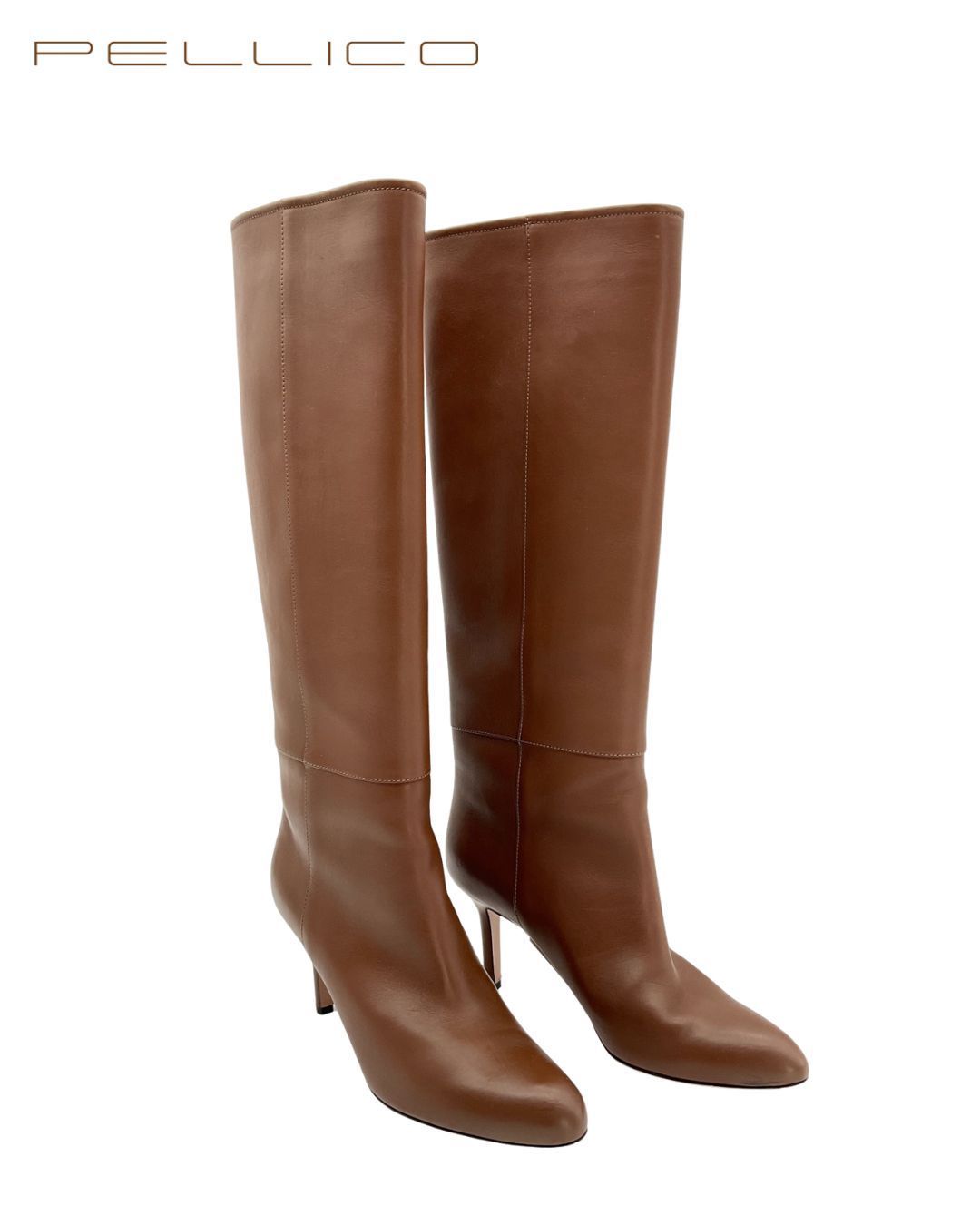 未使用 PELLICO ペリーコ 9610 METRO 80 TB ヒールロングブーツ 38.5