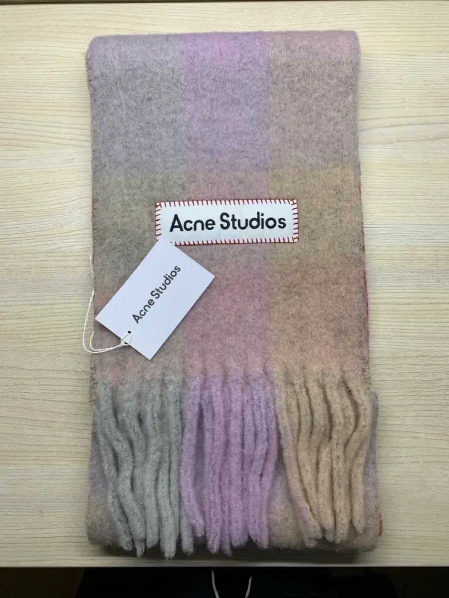 Acne Studios アクネストゥディオズ モヘア マフラー フューシャ ライラック ピンク