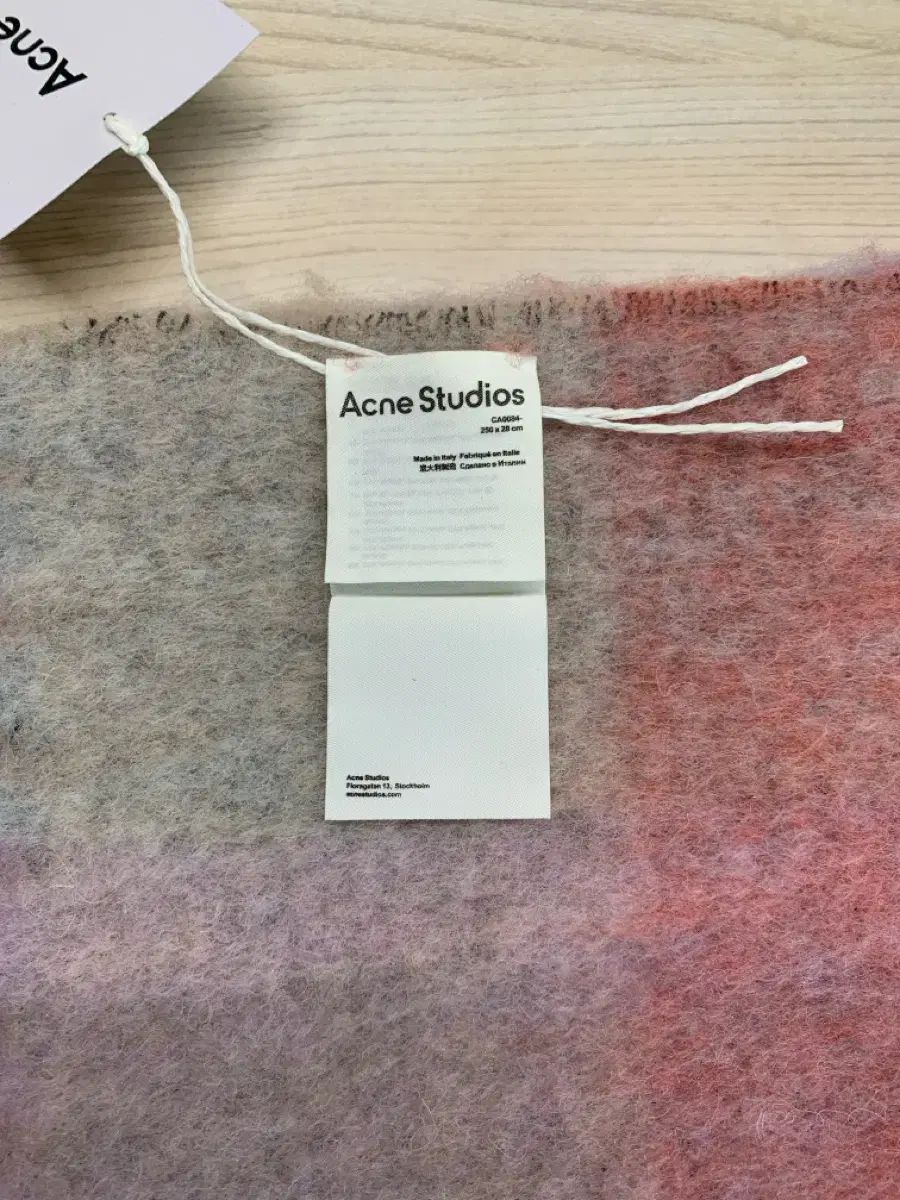  Acne Studios アクネストゥディオズ モヘア マフラー フューシャ ライラック ピンク マフラー 小物