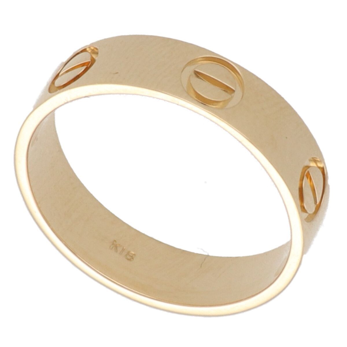 No brand ノーブランド 指輪 リング デザインリング K 18 14号 ゴールド YM