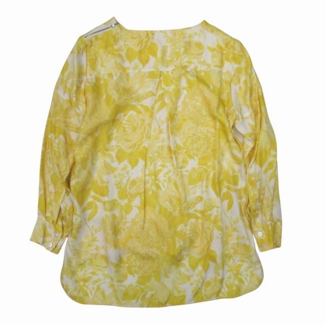 美品 ステラマッカートニー STELLA McCARTNEY 花柄 エンボス シルク