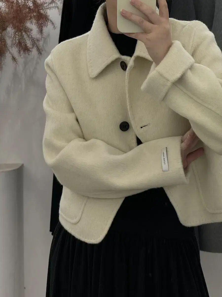 ウール クロップド ジャケット