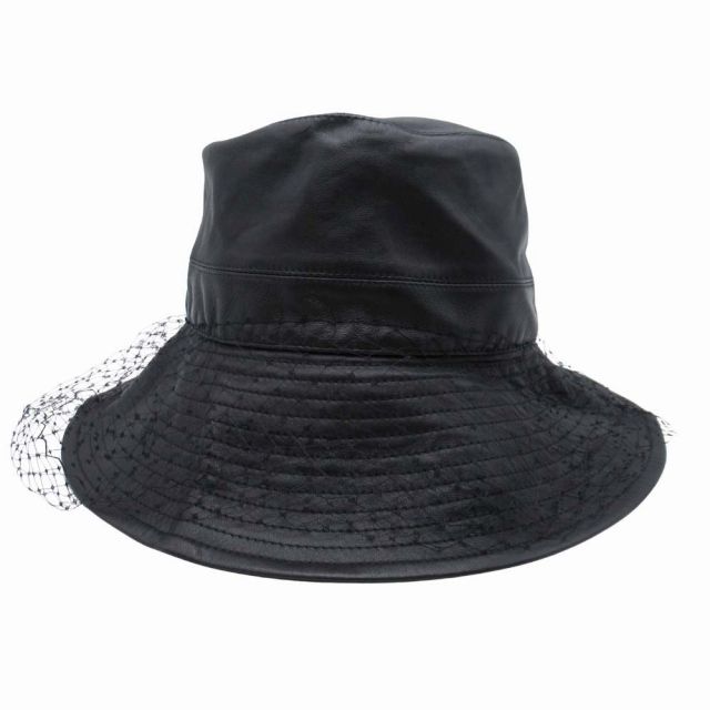 【新品未使用】Dior ベール ハット 19aw クリスチャンディオール Christian Dior TEDDY-D 羊革 ボブハット