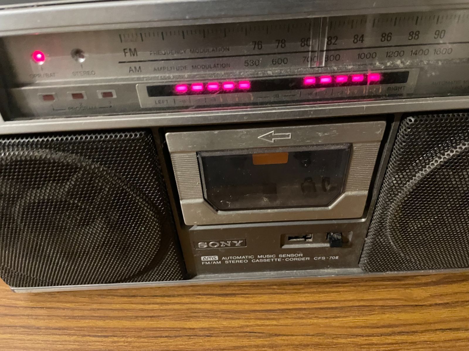 ジャンク SONY ソニー ラジカセ CFS-70Ⅱ 通電確認 送料無料 - メルカリ