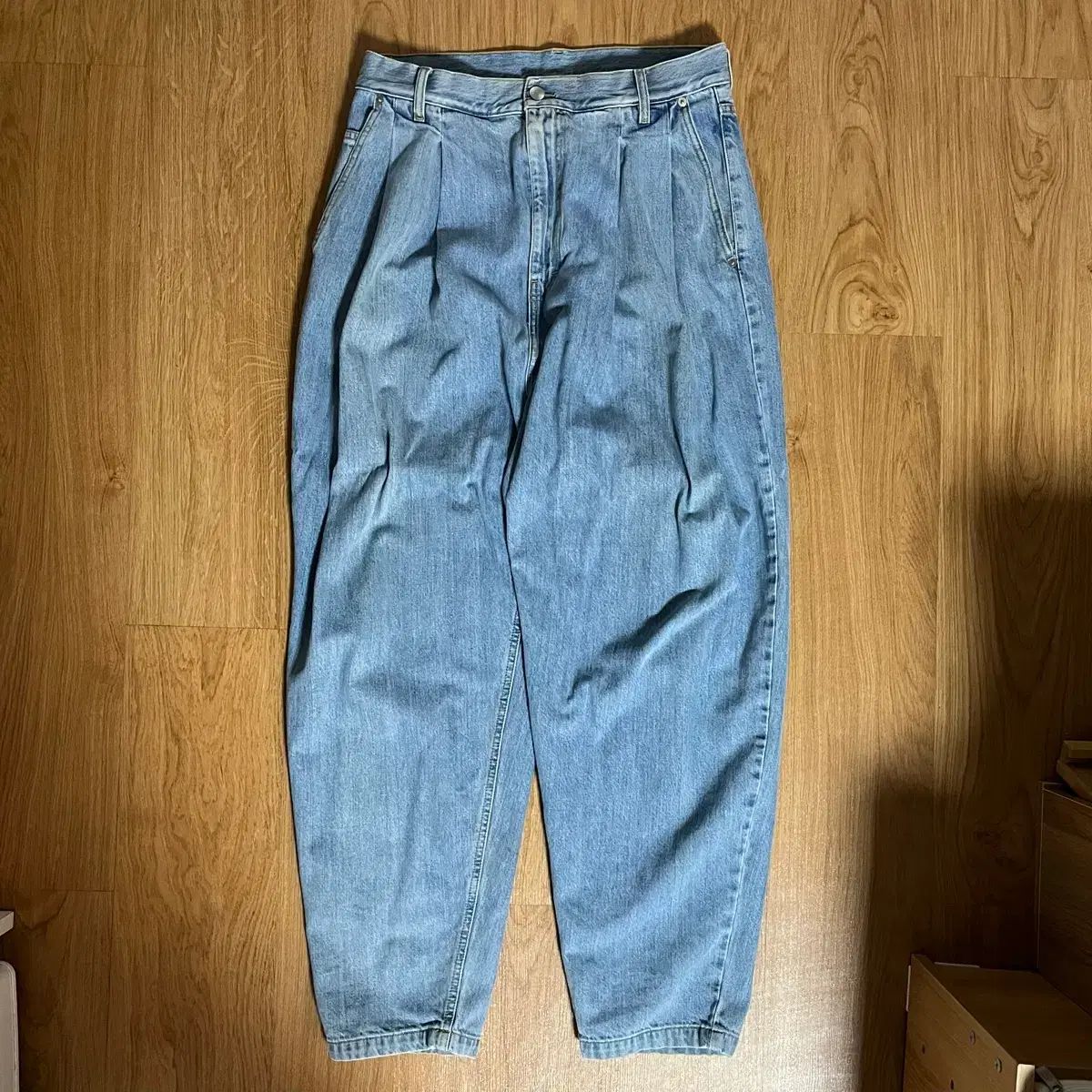 Hed Mayner ヘドメイナー 4プリーツ デニム ジーン M