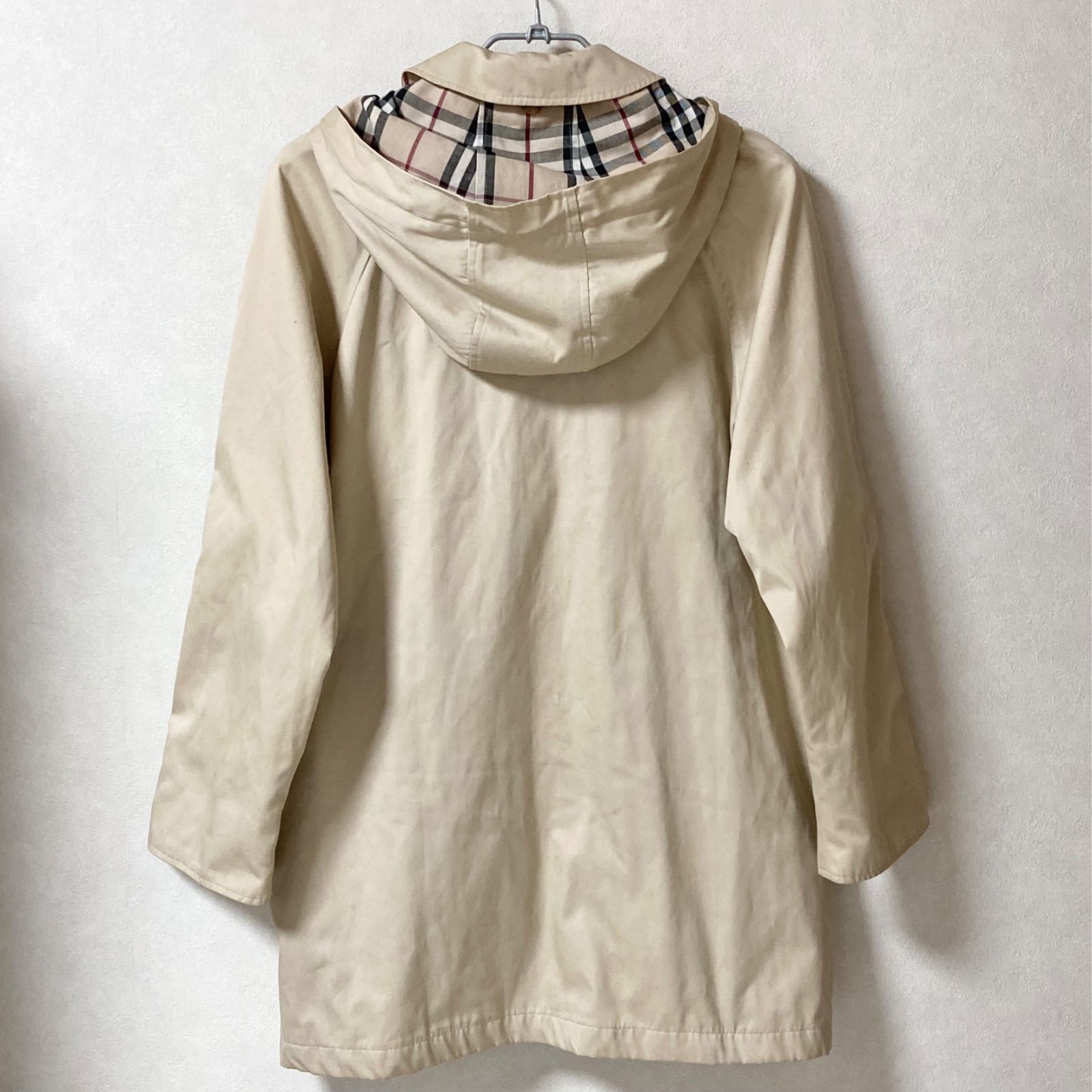 □本国タグ□BURBERRY LONDON バーバリーロンドン フード付きステン