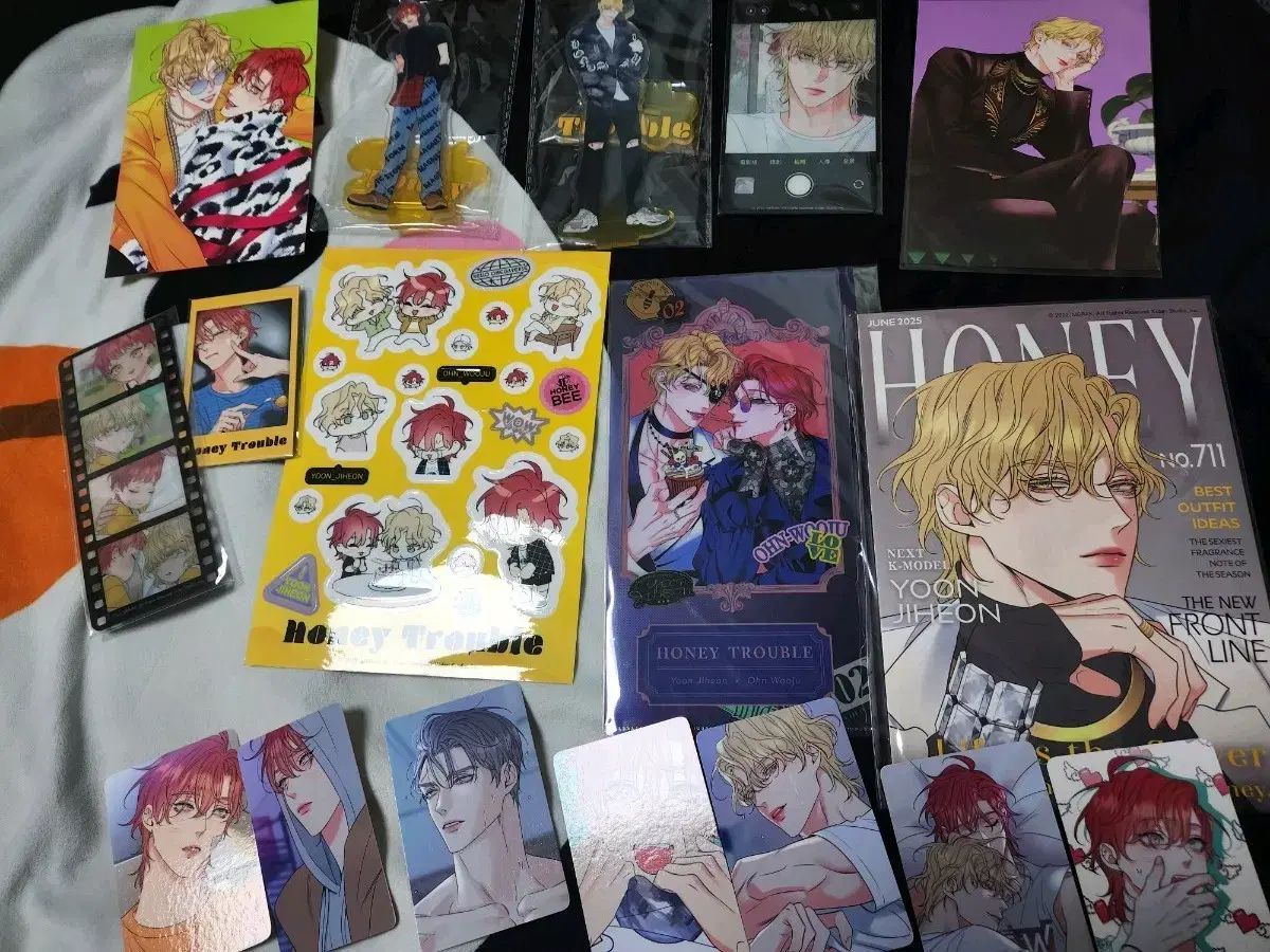 ハニートラブル ～甘い罠にはご用心を! ～ 台湾版 グッズ セット まとめ オンウチュ ユン ジホン アクリルスタンド