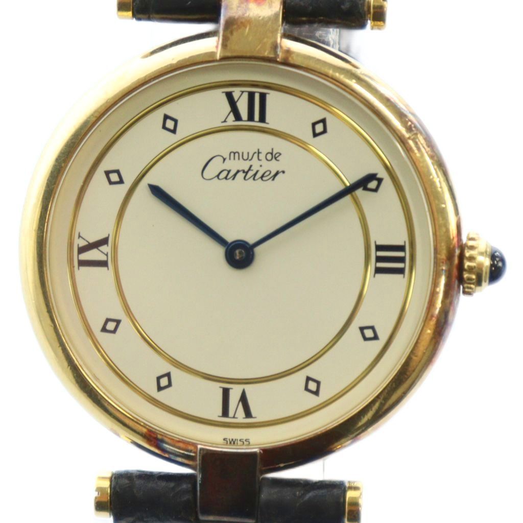 カルティエ Cartier マスト ヴァンドーム ヴェルメイユ 925 腕時計