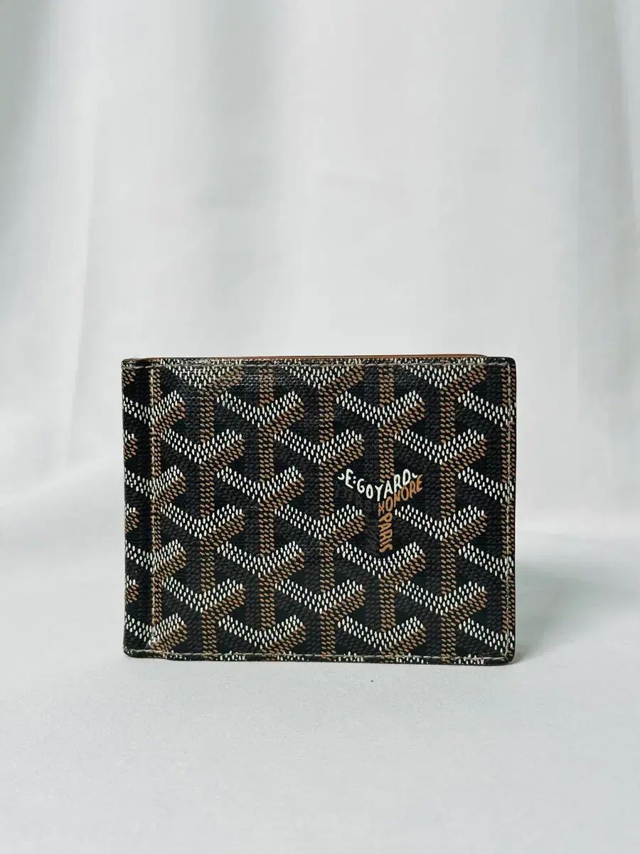 GOYARD ゴヤール　マネークリップ ゴヤール GOYARD マネークリップ ネイビー レザー レザー ユニセックス