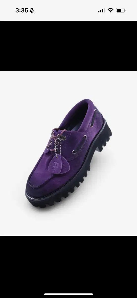 YASE ピロ PURPLE パープル ボートシューズ 280