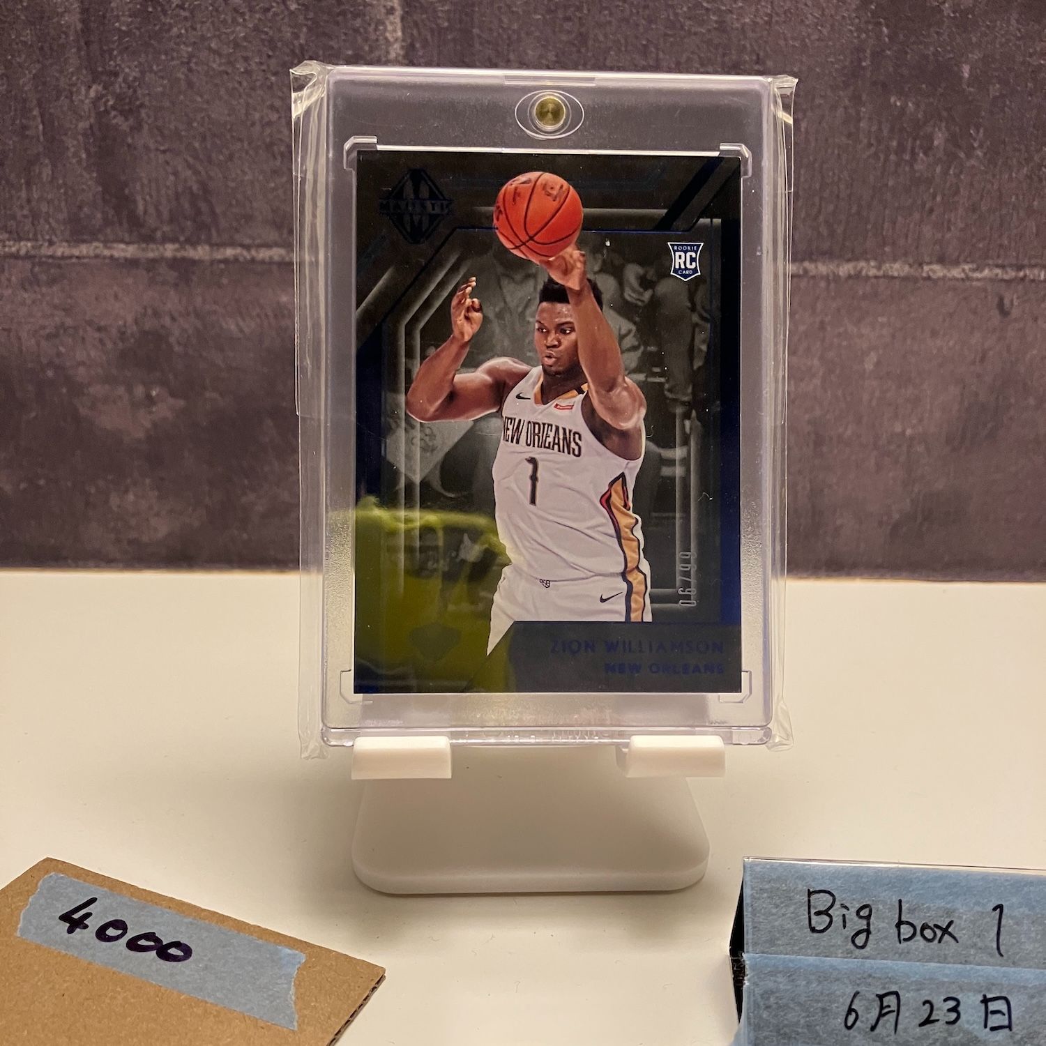 2019-20 Panini Chronicles Majestic Zion Williamson New Orleans