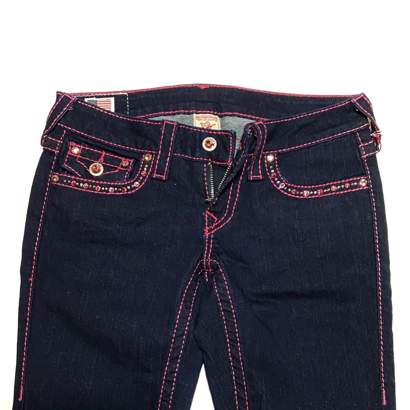 True Religion トゥルーレリジョン フレア コーデュロイ 27 新品未使用 TRUE RELIGION トゥルーレリジョン フレアデニム ステッチ