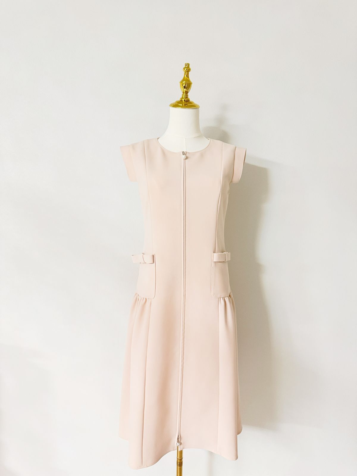 未使用Rene ルネ 5136170 ワンピース パールスライダー リボン