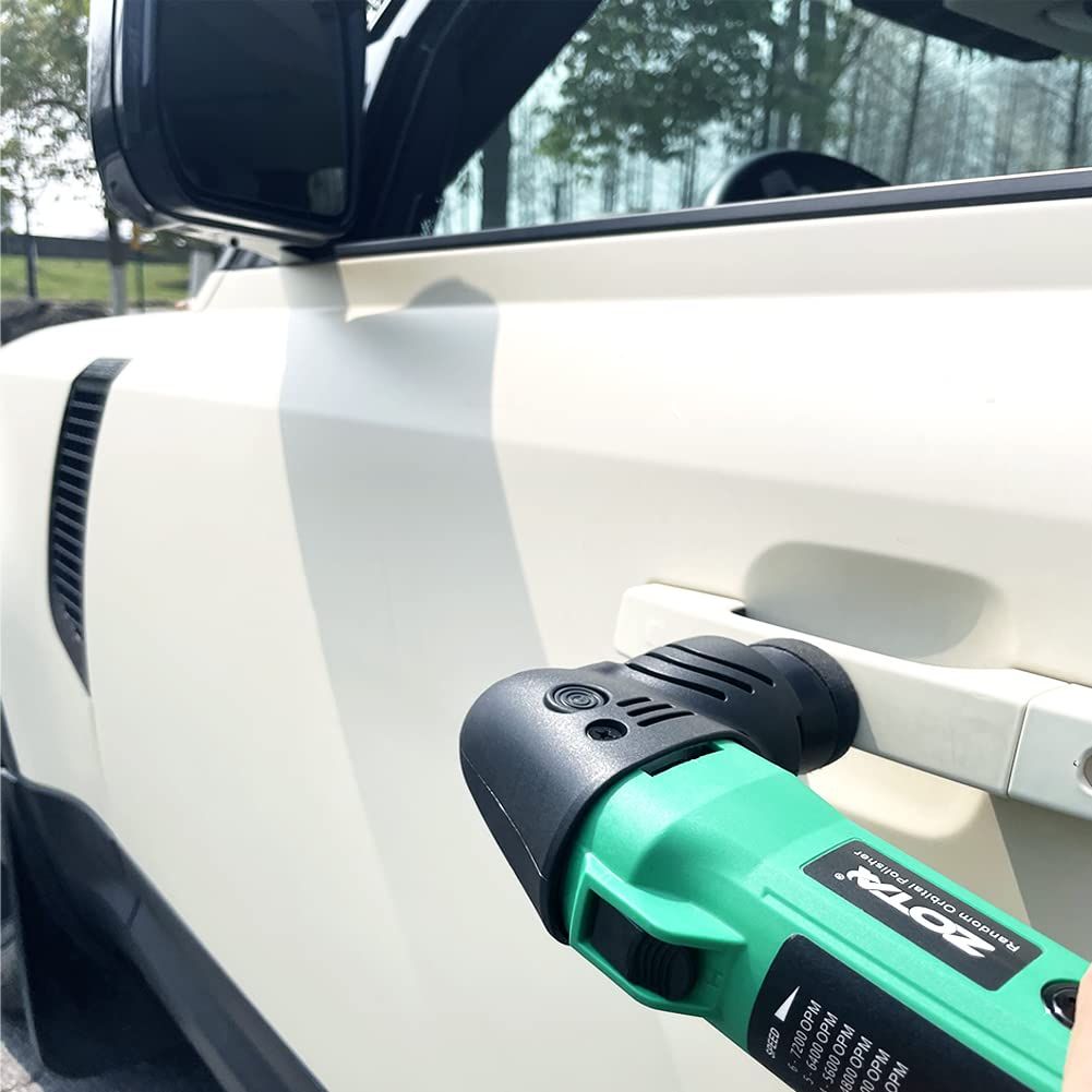  ZOTA ミニポリッシャー50 mm 75 mmダブル裏板電動ポリッシャー 車 100 V六段変速 3000 7200 RPM 恒定回転速度ポリッシャー 小型 8 mmポリッシャー ダブルアクション 車のディテールや狭いカーブ ヘッドライトやAピラーの周りの傷に その他 文房具 事務用品