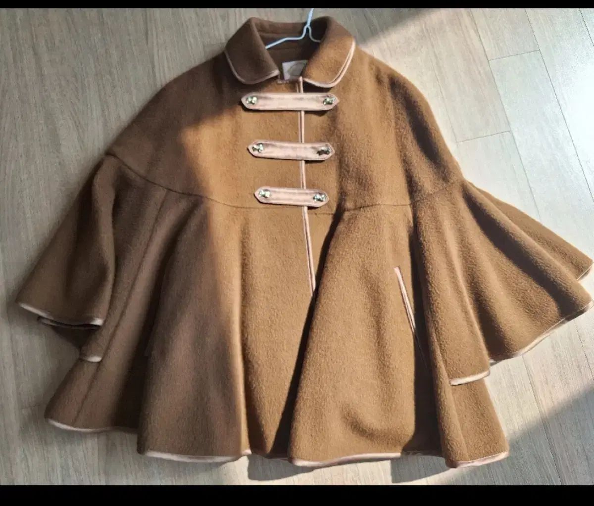 RENEEVON レニボン ブラウン ケープ コート